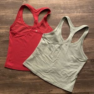 Lululemon Crop Tanks (2)